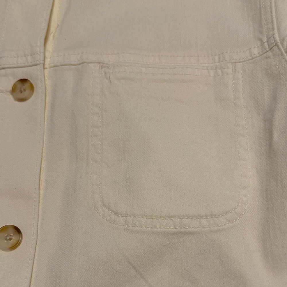 Liverpool Cream Button-Front Utility Jacket - Picture 10 of 11